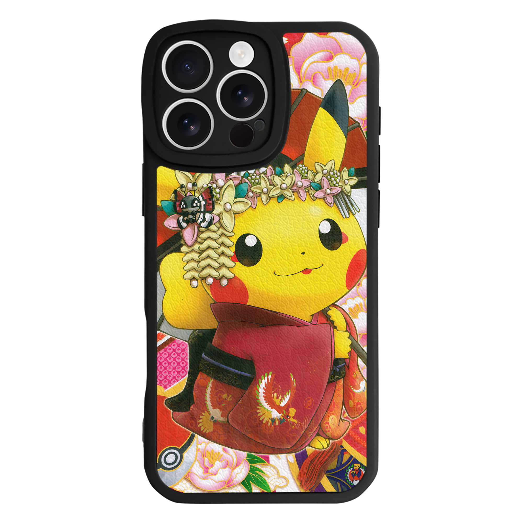 （画像用） ポケットモンスター Pokémon 【iPhone 16シリーズ対応】シリコンスマホケース（レザー調） 材質：シリコン